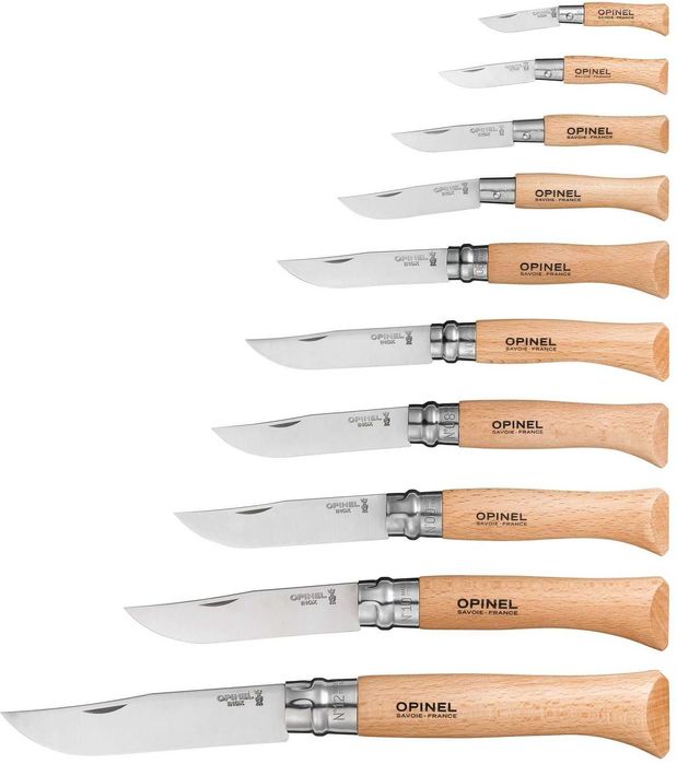 Сгъваем Нож Опинел Opinel 2 - 8 9 10 12 INOX CARBON сгъваеми ножове
