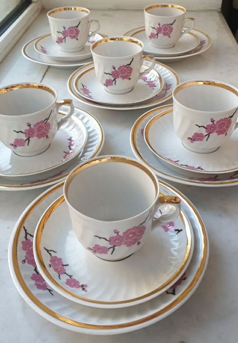 Винтажный сервиз кофейный