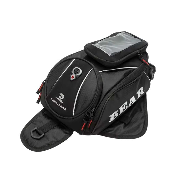 Мото Чанта, Раница за резервоар/ седалка на мотор, Черна