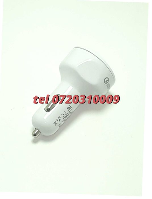 Incarcator Masina Auto 4 Porturi Bricheta Usb Qc Incarcare Rapida
