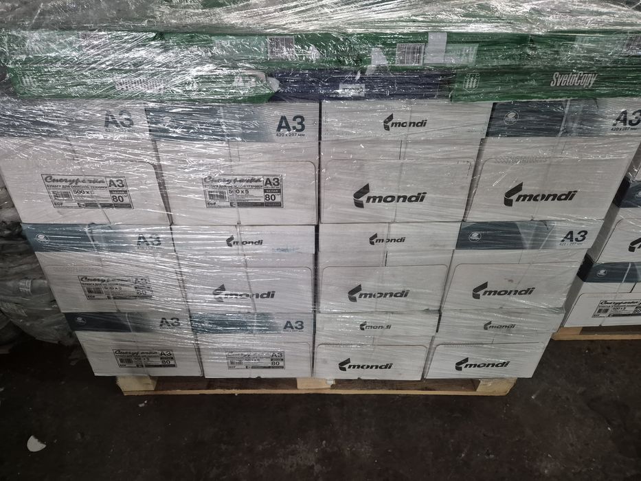 Бумага А3, СНЕГУРОЧКА 80г/м²