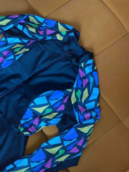 Swim Mulvari Costum baie Burkini, imprimeu geo, imbracaminte araba 1XL