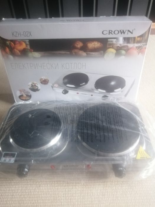 3 броя, двоен електрически котлони.