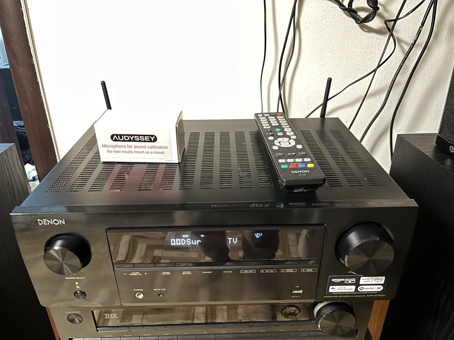Denon AVR X1700H 7.1/8k/Atmos/wifi/Bluetooth/Airplay/Spotify,usb etc.