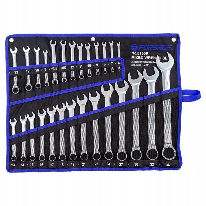 Set chei combinate Chei fixe utilaje 6-36-28 piese PROFi.Contine si chei clichet si papagal si chei conducte si cheia 36