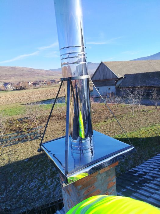 Coș de fum - horn din inox