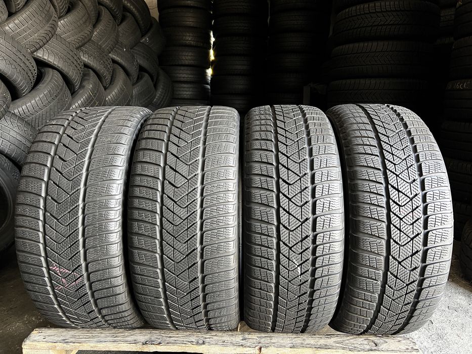 4 anvelope iarna 255/40/18 + 225/45/18 , Pirelli , RunFlat , BMW* , DOT 2024 , 6-7 mm !