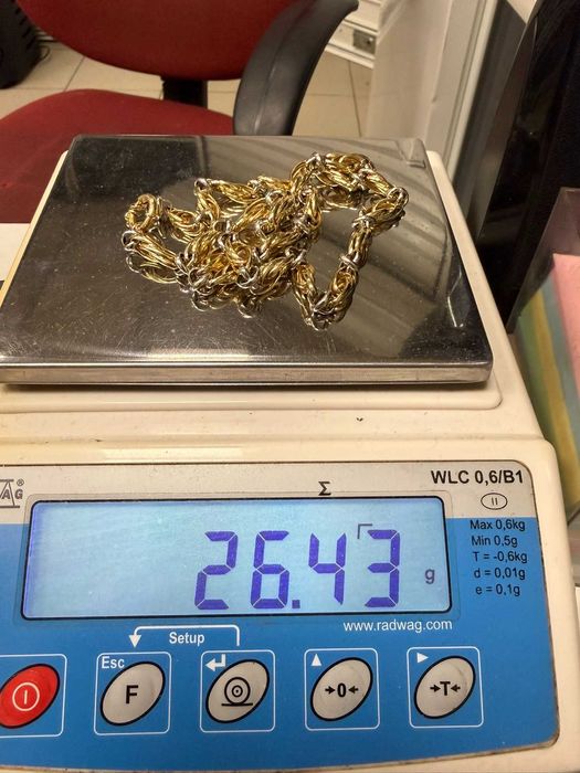 Златен синджир / ланец - 26.43 грама - 14к