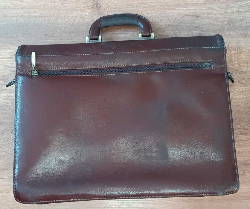 Geantă din piele tip Business, poștaș