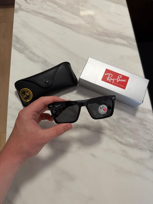 Ochelari de soare Ray-Ban Scuderia Ferrari RB8343 Carbon Red Polarized – NOI