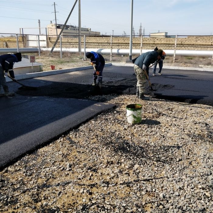 Укладка асфальта на территории, асфальтирование в Актау - Cтроительные ...