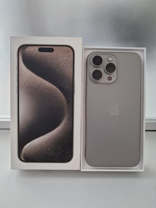 Iphone 15 Pro Mac Natural Titanium 256GB Sim kartalik. Xolati zo'r.