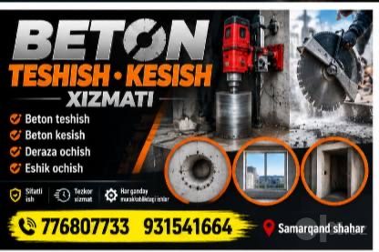 Beton kesish xizmati 24/7 бетон кесиш хизмати 24/7