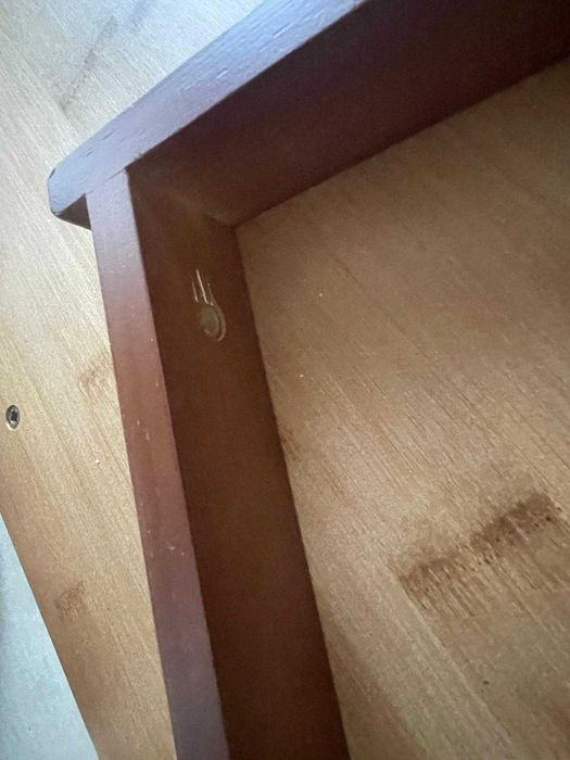 Comand TV din bambus, cu 2 rafturi, 140 cm,