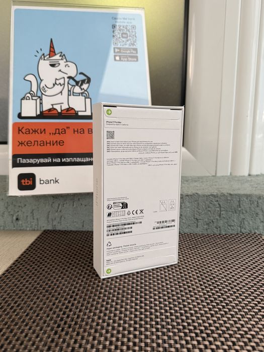 НОВИ!*ЛИЗИНГ* iPhone 17 Pro Max 100лв/м 256*Silver / BLUE*17 про макс