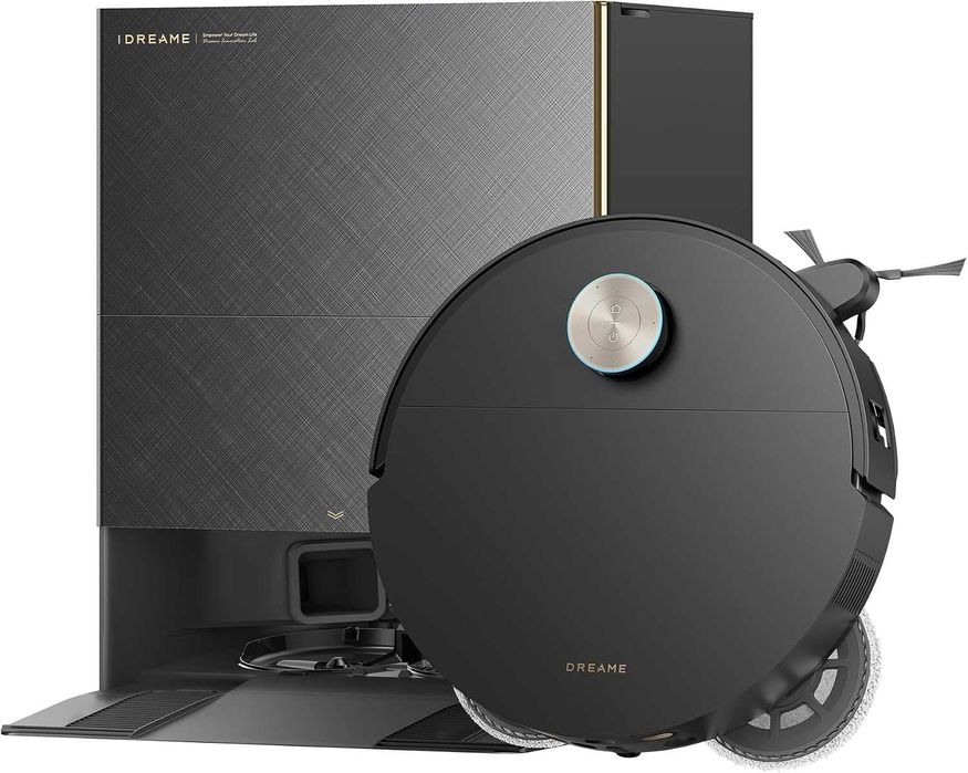 Нова AI Прахомускачка Робот за Сухо и Мокро Почистване Dreame X50s Ultra Slim, 2 години Гаранция, 35,000 Pa