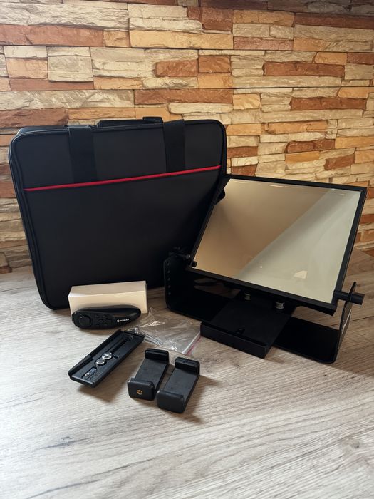 Професионален телепромптер MOMAN MT12, 12-инчов HD дисплей