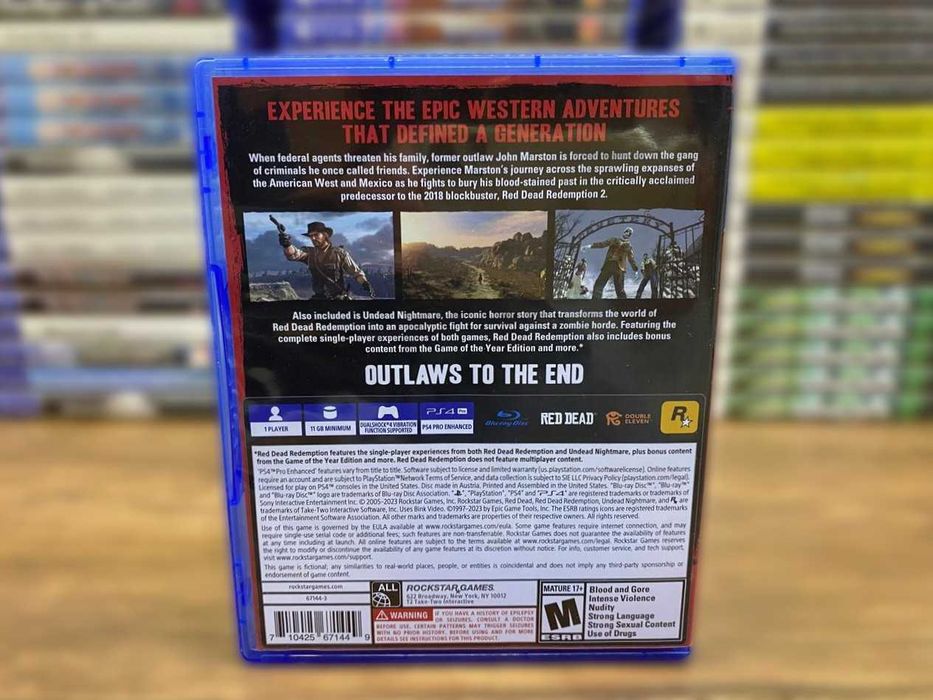 Red Dead Redemption Undead NightMare PS4/PS5 RDR/ Рдр Пс4 Много Игр