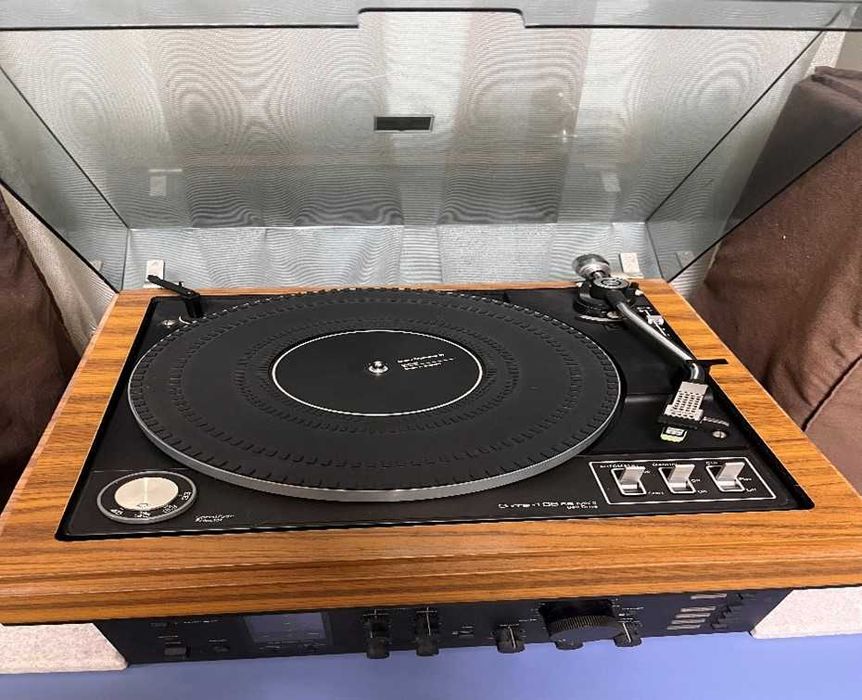 грамофон Garrard 86 SB MK II с усилвател Sansui AU-D5 и тонколони Pioneer