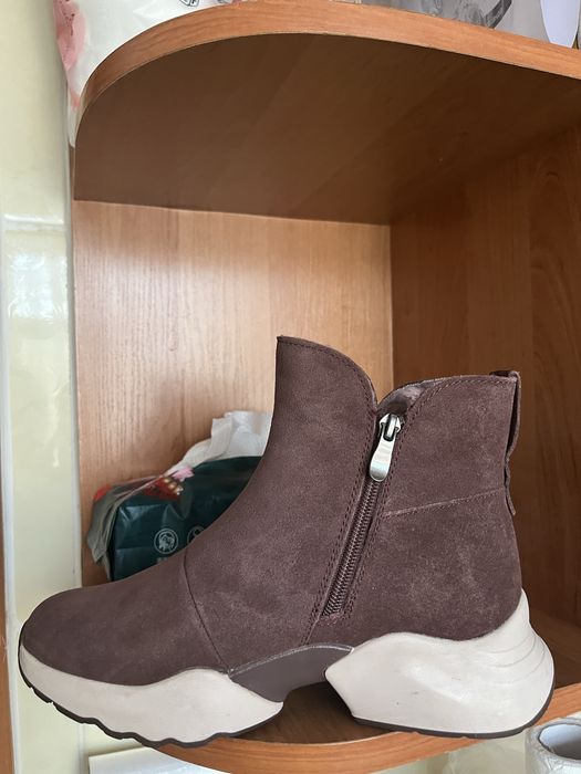 Ботинки замша зима