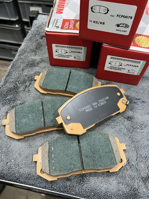 Передние керамические тормозные колодки K5/K8 | Hyundai Elantra | Kia