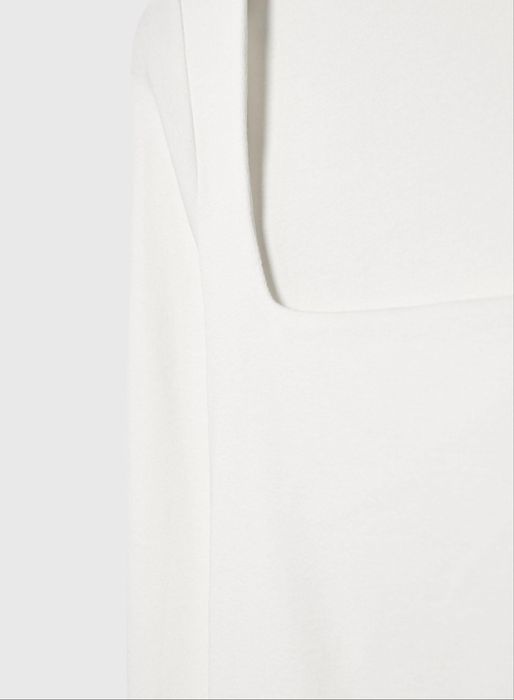 Блуза с дълъг ръкав и квадратно деколте