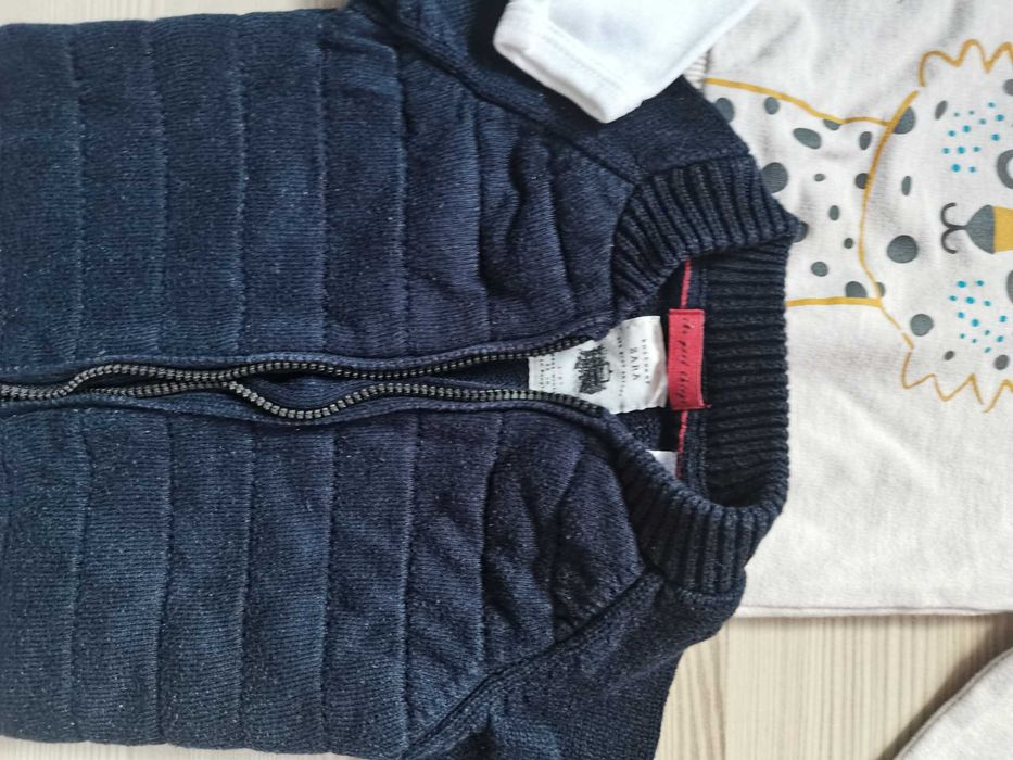 Pulovăr + Body-uri + bluza 3-6 luni