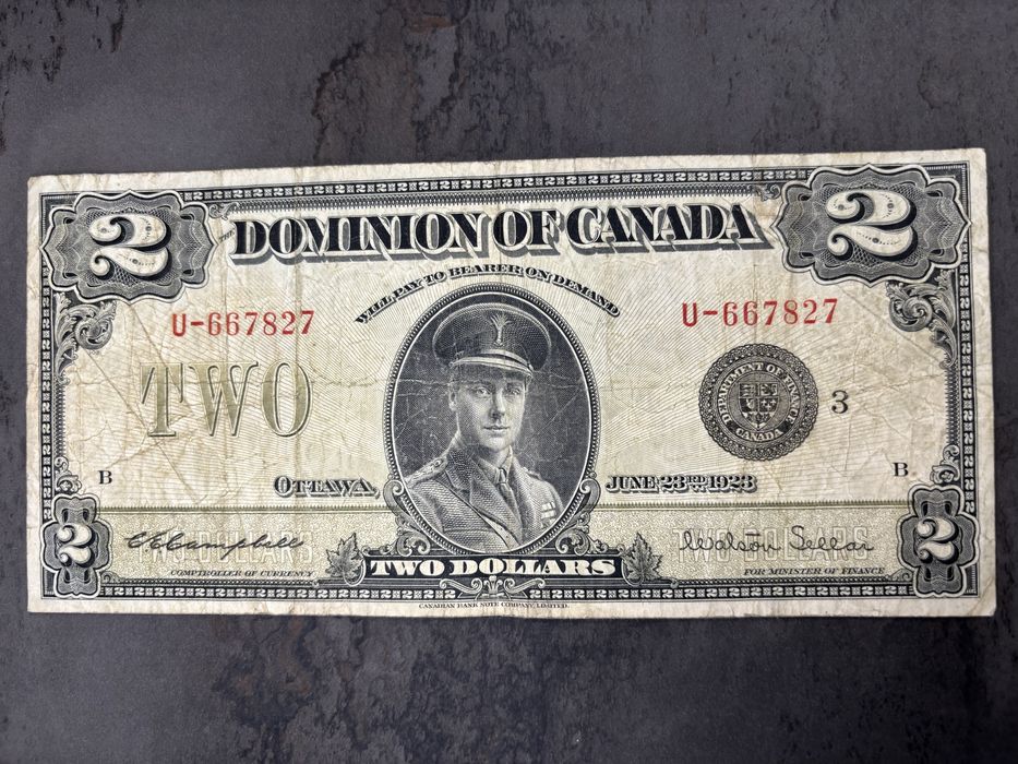 Стари Канадски банкноти