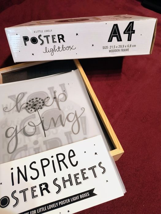 Caseta luminoasa cu led POSTER LIGHT BOX format A4