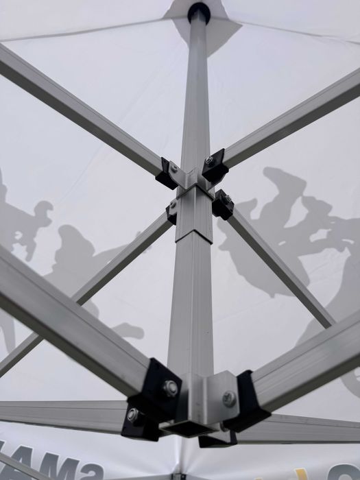 Алуминиева сгъваема шатра тип хармоника с размер 3х3 метра