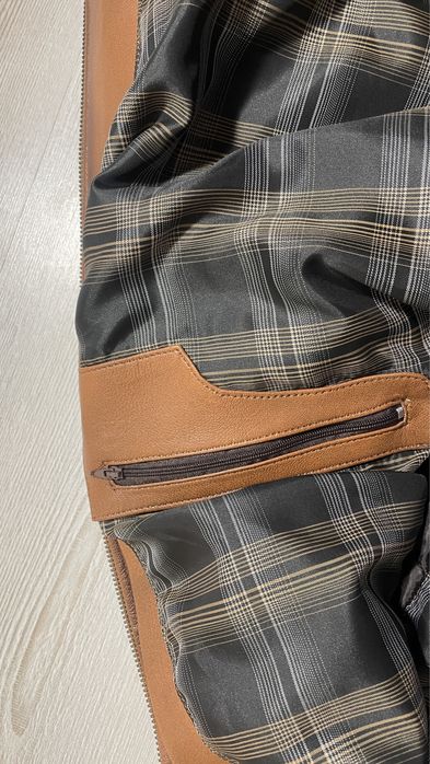 Мъжко яке от ЕСТЕСТВЕНА Кожа / Кафяв цвят