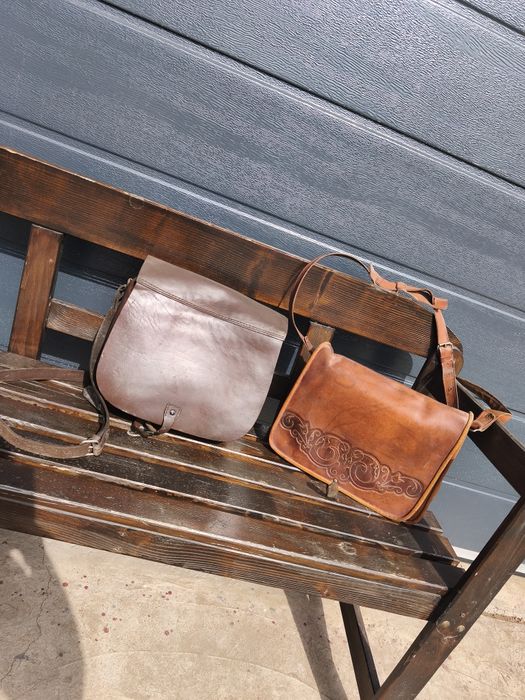 Porthart vânătoresc, geantă din piele