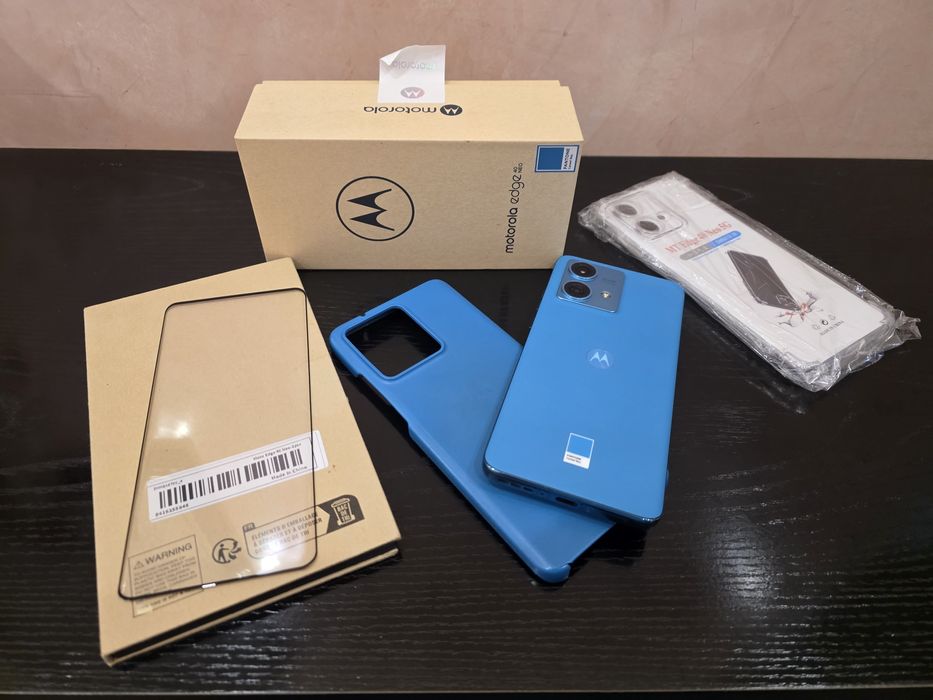 Motorola edge 40neo  в гаранция+case+протектор