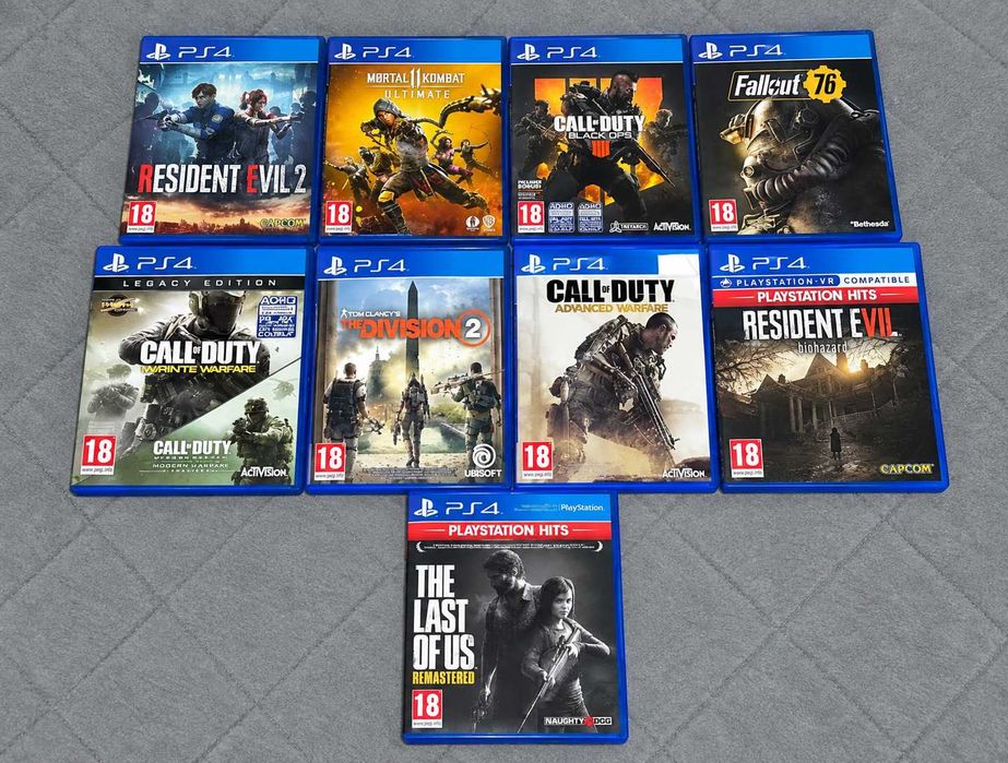 Vând jocuri PS4 originale – stare foarte bună