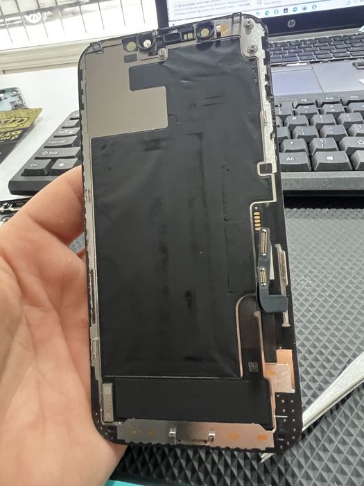 Display iPhone 12 / 12 Pro Original - Fisurat LCD Sticla Ecran
