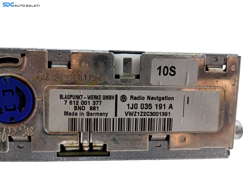 Unitate Radio Navi Navigatie GPS Volkswagen Passat B5.5 2001 - 2005 Cod 1J0035191A [LC0854]