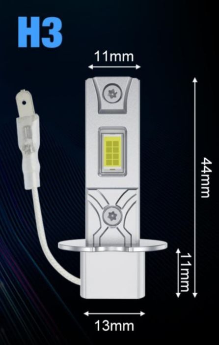 Becuri LED H3 30000LM Canbus  12V  set 2buc