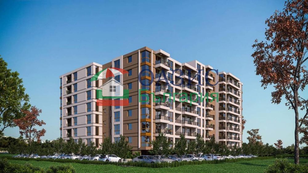 Апартамент с 2 спални и двор (21,5 кв.м) в "Lazur Residence", м. Мадика, кв. Славейков, Бургас, 81,79 кв.м, #34131670