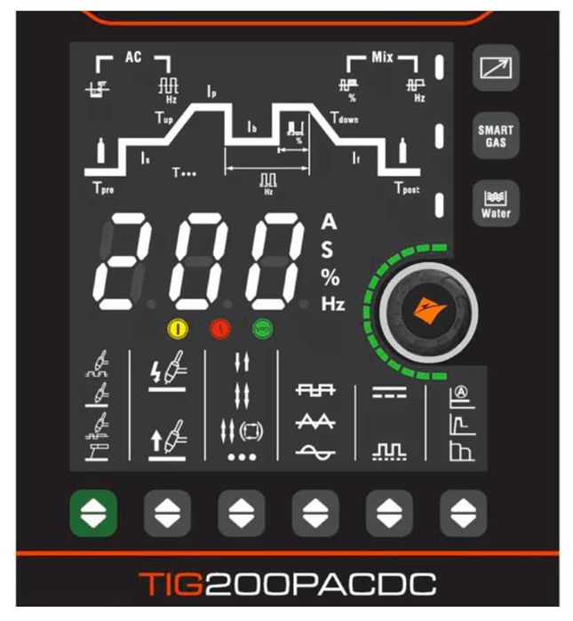 Заваръчен апарат, заваряване на алуминий, ACDC, Jasic TIG 200P AC/DC