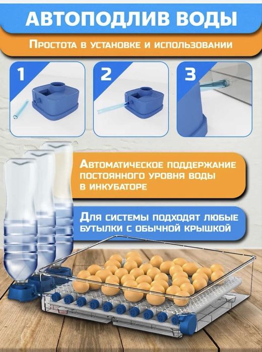 Автомат инкубатор для яиц на 9/12/24/36/64/100/128/200