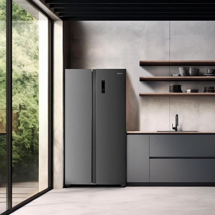 Нов side by side хладилник с фризер Muhler NF450SBSIE,