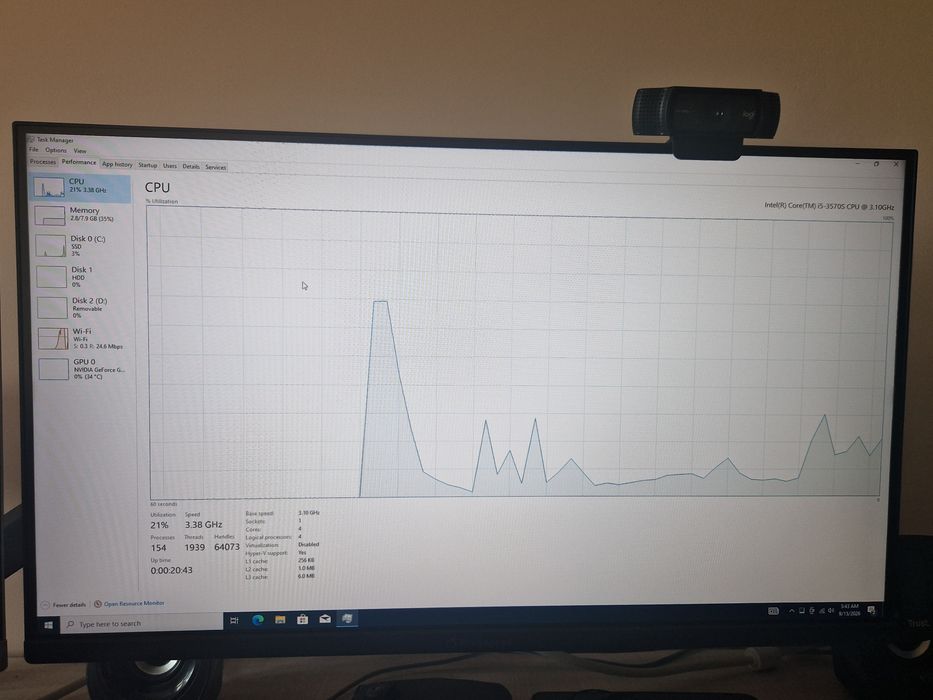 Бюджетен компютър i5-3570S + GTX 1050 Ti 4GB + SSD