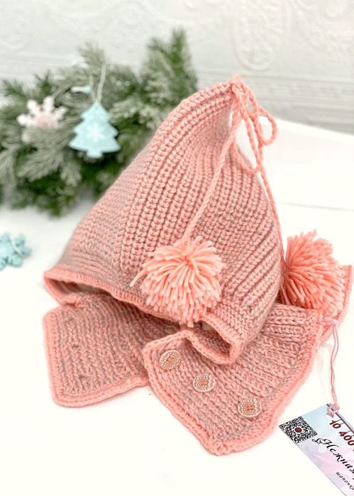 Зимняя детская шапка