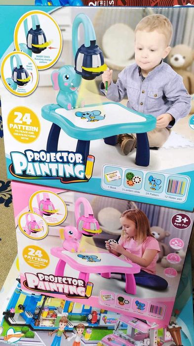 Детска масичка за рисуване с проектор