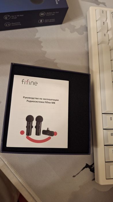 Микрофон питличка fifine m8
