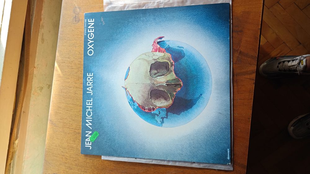 Колекция грамофонни плочи Jean-Michel Jarre (Oxygene, Equinoxe, Rendez-Vous) + други
