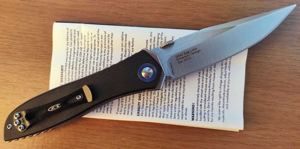 Сгъваем нож ZT0707 / ZT0640