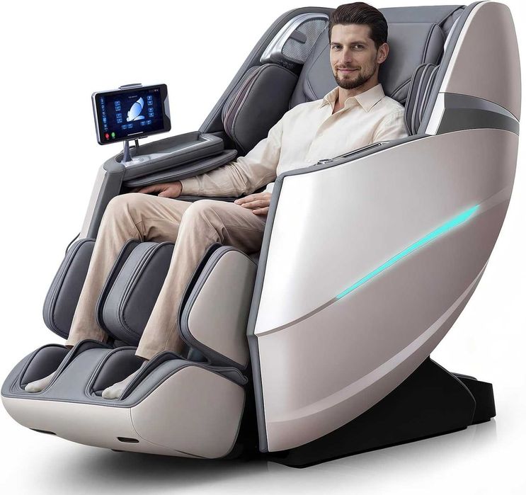 Scaun masaj inteligent 4D AI Zero Gravity Luxury Transport Gratuit