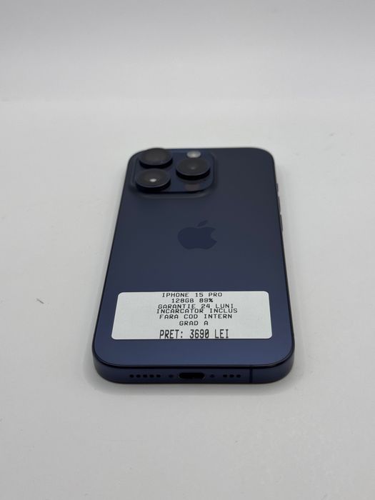 iphone 15 pro 128gb 90% Garantie Rate - zonemag.ro