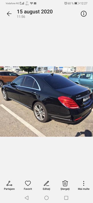 Bara spate Mercedes S class W222
